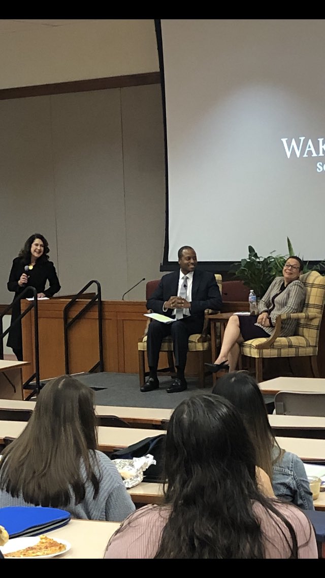 What a delight to join <a href="/WFULawSchool/">Wake Forest Law</a> to hear from <a href="/Princeton/">Princeton University</a>’s Ramona Romero and @profosimmons
