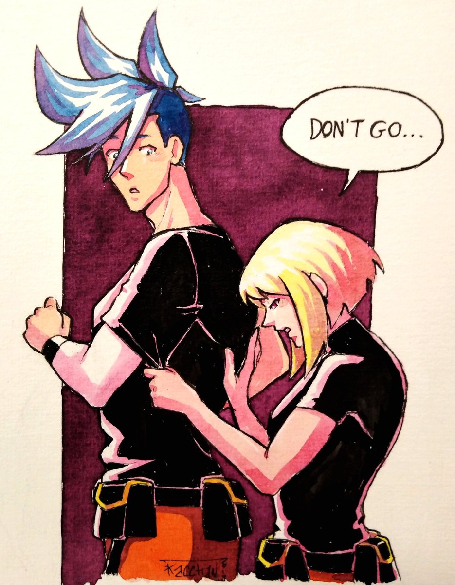 Yocchan_art's tweet photo. #PromareInktober
#Inktober Day 30 : Stay with me
One day left, guys! One day and I'll breath again 😂
#PROMARE #プロメア https://t.co/uHRGwqgt0Q