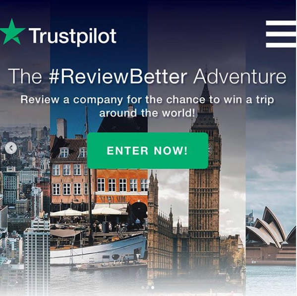 Heylizzyfay's tweet photo. If you love to travel, leave a review of a company on @trustpilot for a chance to win a trip around the world! Leave your review here: https://t.co/Y24inBEhBJ I just left one for @Doveschicago! 
#ad https://t.co/qngCdBtOrl