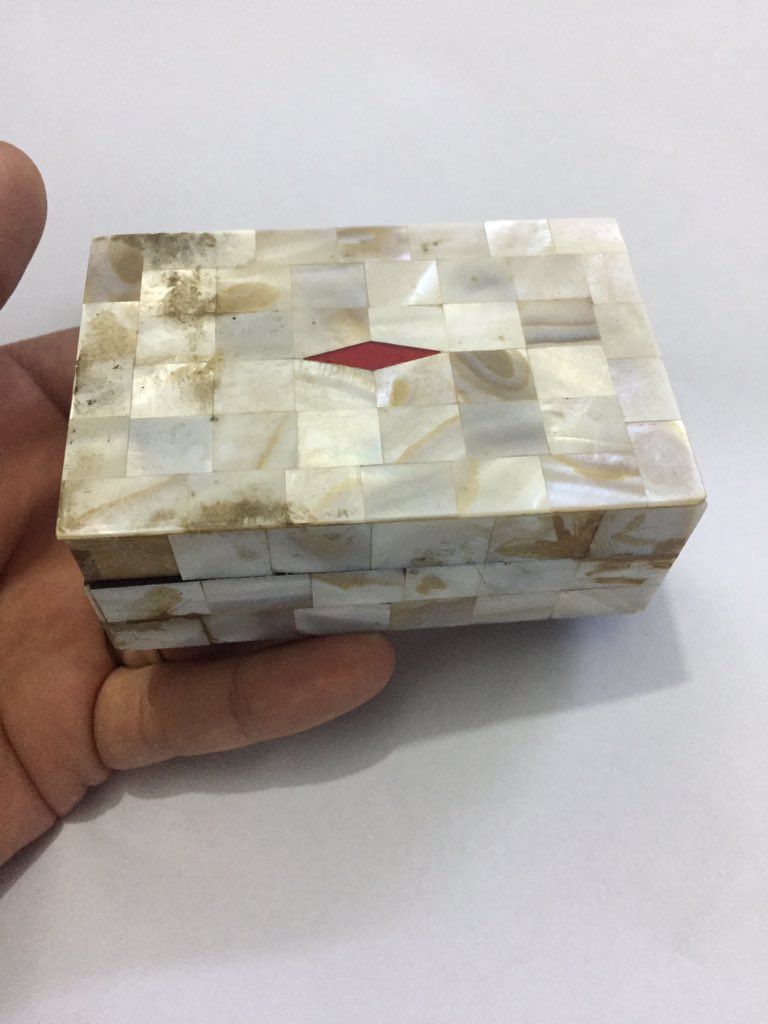 صندوق موطعم صدف بحري شغل يد سعر على الخاص