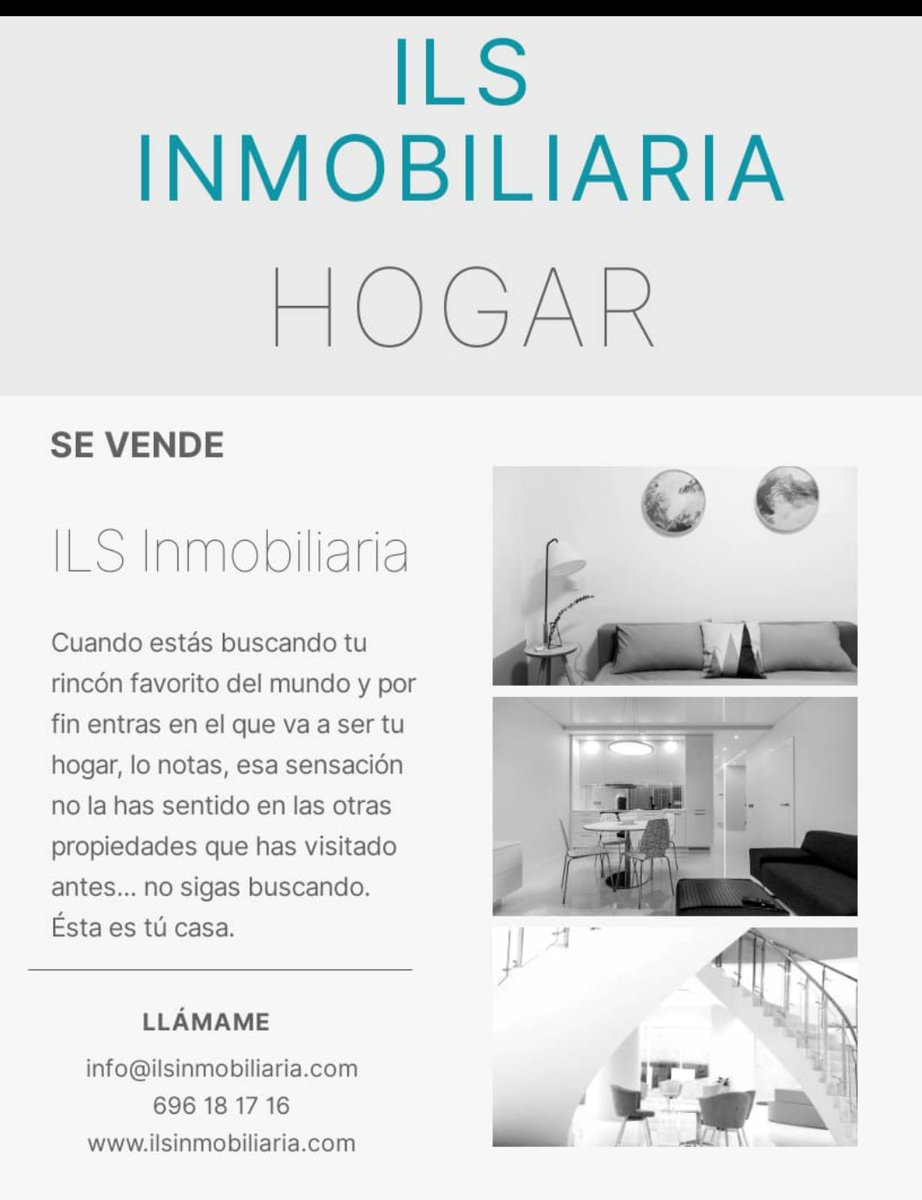 IlsInmobiliaria's tweet photo. @Vimuam #ilsinmobiliaria #inmobiliarias #mihogar #casa @idealista @IlsInmobiliaria https://t.co/82WhF1T0Li