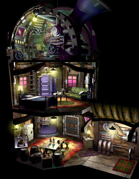 One of my absolute favourite places on the Internet is this album collecting EVERY SINGLE background, including animations, from  #FinalFantasy VII.(Look at those beautiful CRTs!)  https://imgur.com/gallery/9JqPC 