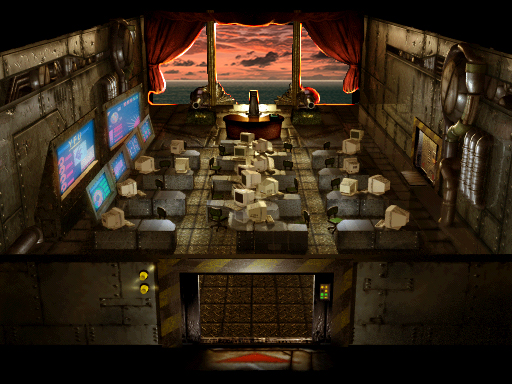 One of my absolute favourite places on the Internet is this album collecting EVERY SINGLE background, including animations, from  #FinalFantasy VII.(Look at those beautiful CRTs!)  https://imgur.com/gallery/9JqPC 