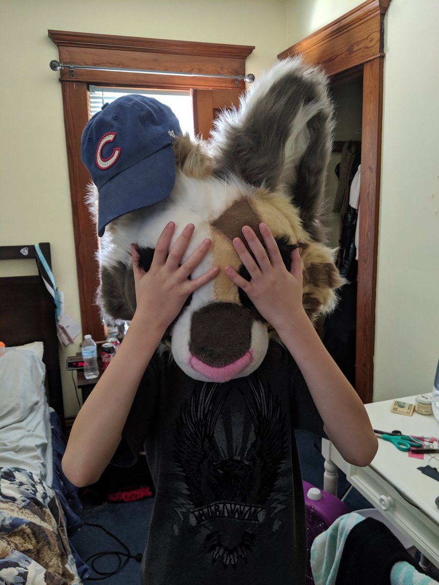 WildMFX's tweet photo. Whoops. Let's try this again:

I miss fursuiting so much y'all 😭 I can't wait for #MFF so I can finally suit again. For now, take some old #fursuit pics with a special of my humorous lil bro and a beached whale https://t.co/d81IvsXvF0