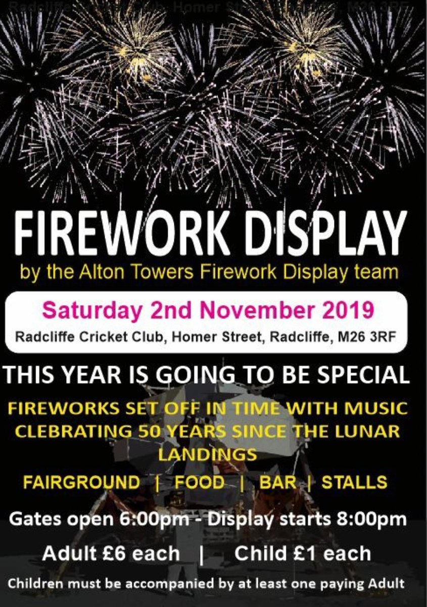 RadcliffeCC's tweet image. Celebrating even. Come and join us this Saturday it will be a cracker. @radcliffeboro @RadcliffeCC