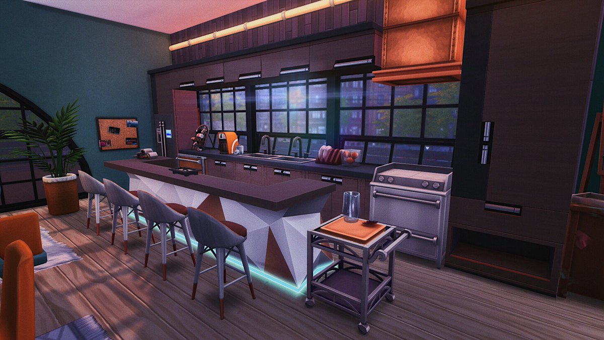 littlestbuilds's tweet photo. 𝙈𝙤𝙙𝙚𝙧𝙣 𝙇𝙤𝙛𝙩 🌇🍂

Take a step into the mid century..

~ｆｅａｔｕｒｉｎｇ~

🛠 12x12
🛏 Open bedroom
☀️ Natural light
🍻Entertainment bar
💻 Minimalist study
🎨 Art studio

✨ Download here ✨

https://t.co/LdtlVeAP6J

#ShowUsYourBuilds #TS4 #ModernLoft 

 #TheSims4 💚 https://t.co/icomysAVc4