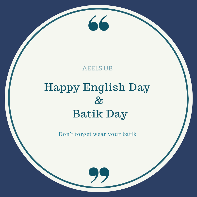 Sweet Thursday uwu🤗
You and I 
Cool
When
Wear
Batik, right? Moreover when we walk together 👫 hiyaa