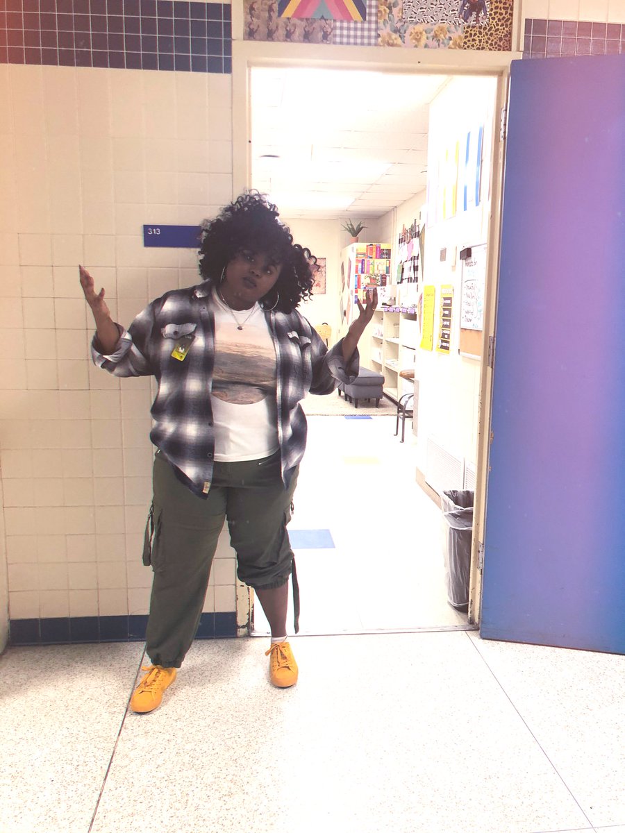 It’s rough out here in the “313” #teacherlife #RedRibbonWeek2019 #decadesday #90s #early2000s #hipteachers