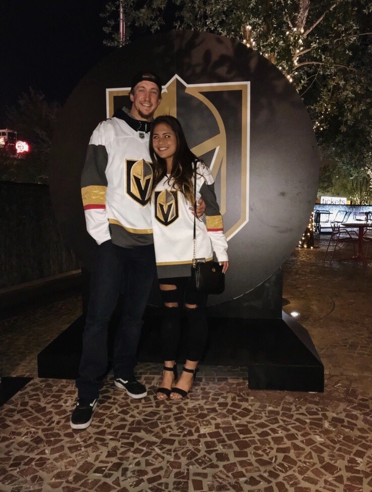 GoldenKnights's tweet photo. Good luck to Erick Fedde in Game 7 of the World Series tonight! ⚾️ #VegasBorn https://t.co/ZO2CWZvnvq