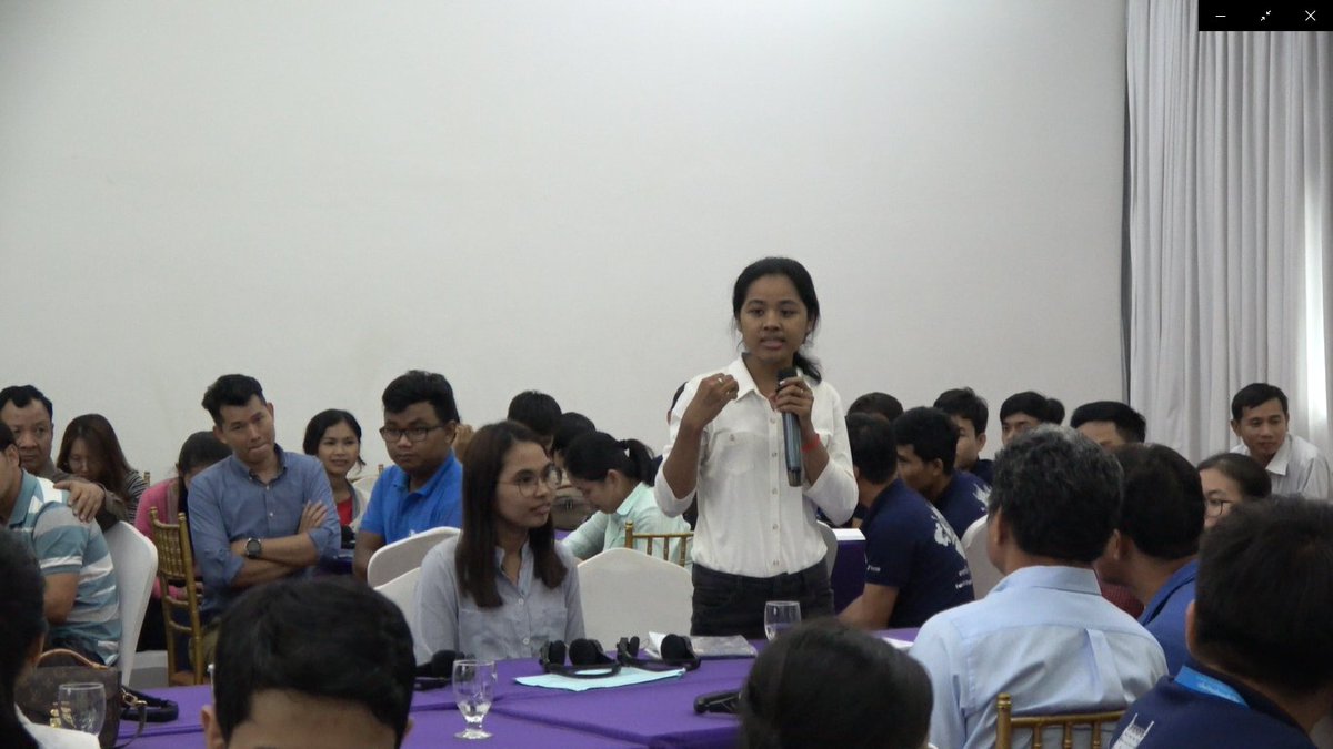 AustralianWater's tweet photo. Today at #CWCE we delivered two workshops to build the capacity of Cambodian private water operators. Thank you to @southeastwater for sharing your knowledge & to @Tas_Water's Matthew Robertson for mentoring the next generation of water professionals. @AusAmbPP 🇰🇭 https://t.co/NOorFOksqJ