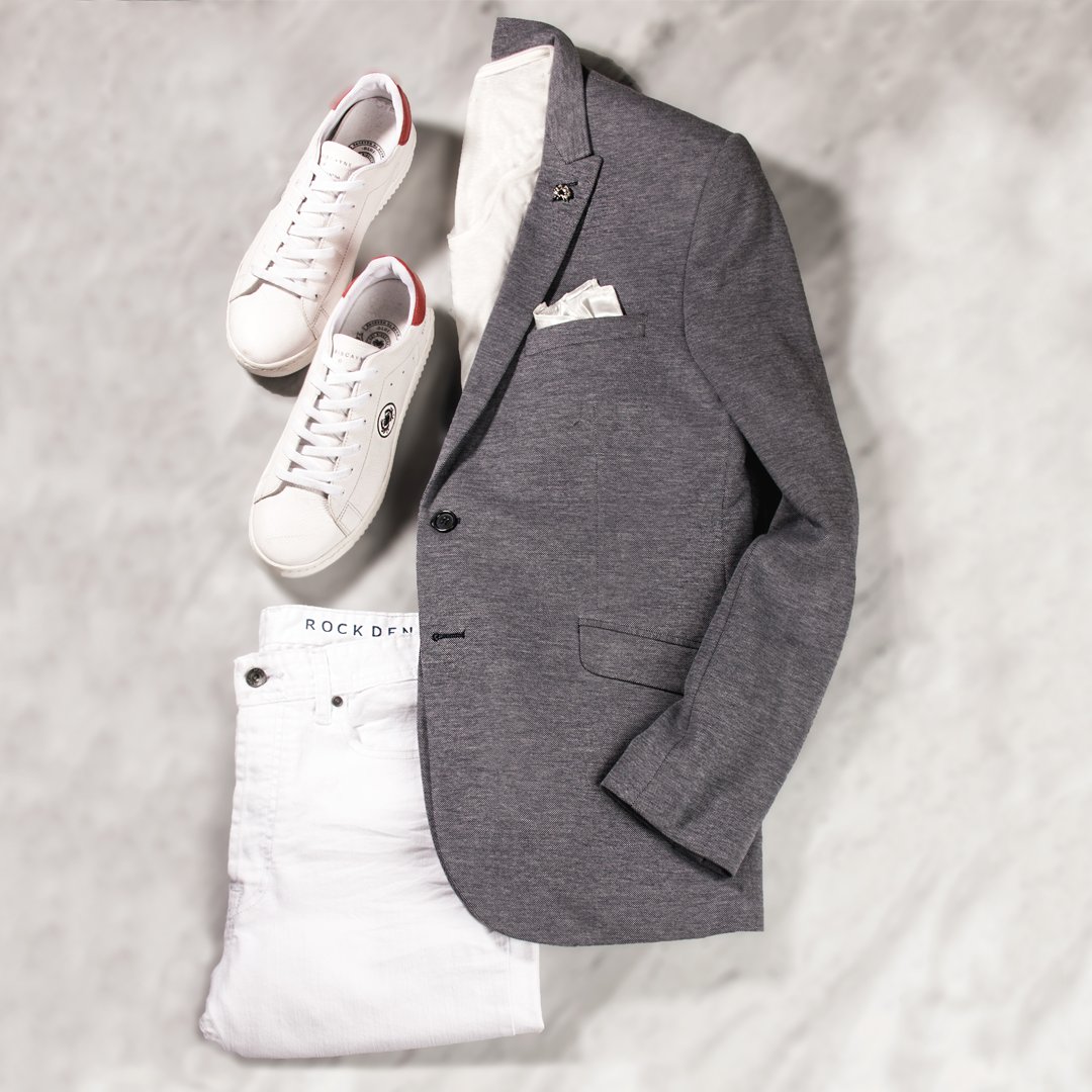 [URBAN &amp; ELEGANT] 👏
Zapatillas Boracay  •  Saco rock sporty creta  • Pantalon brook