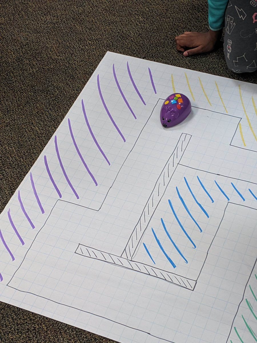 Can you help the mouse get through the maze? <a href="/CedarForkES/">Cedar Fork</a>  #gamenight #coding