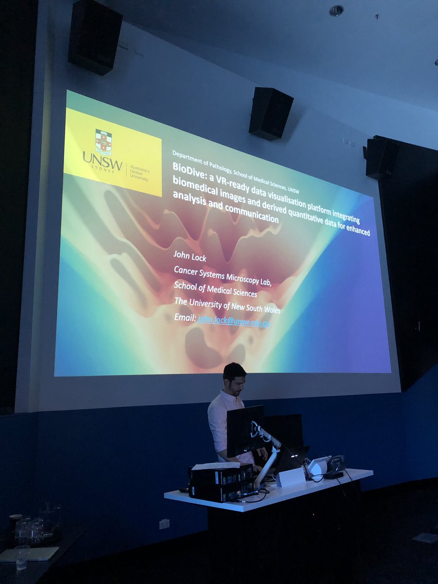 Our ‘own’ John Lock (FHTTA committee member) <a href="/UNSW/">UNSW</a> sharing his approach to data visualisation #FHTTA19