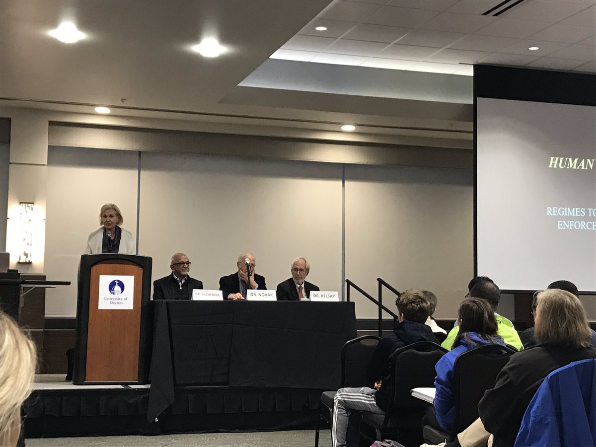 udhumanrights's tweet image. Discussing Abrahamic religions and Human Rights with Dr. Abdulaziz Sachedina, Dr. David Novak, Dr. John Kelsay. Thanks for joining us for this important discussion!