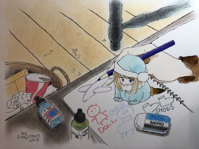 最後の一枚描き上げました。
ぜひ会いに来てください?

再現画は5,6点の非売品を含め大小全部で約40点(たぶん?)
プラスほとんど原画そのままの版画12点(予定)

3Fには鳥絵や作画動画、もちろんグッズもてんこ盛りです?

連休はぜひ大阪天満橋へ〜

https://t.co/DWw95nFt9L

#萩岩睦美再現画展大阪 
