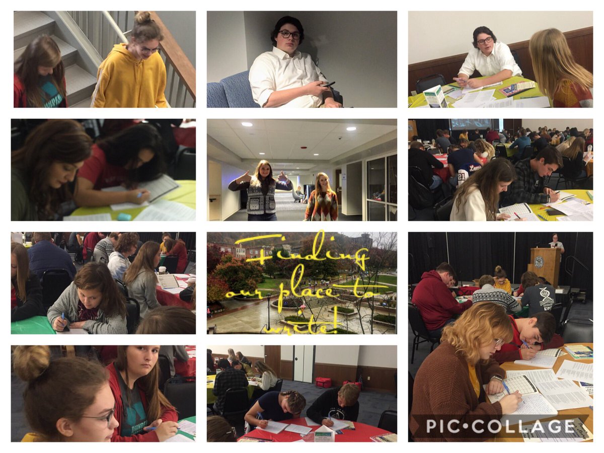 LCHSReadstoLead's tweet photo. Meeting Literacy Standards with high-quality writing activities at the NWP sponsored Teen Writers Day Out Fall 2019 at MSU! #WriteOut #readky @ReadLewisCounty #NWP #NPS @kaymhedrick @MSUEnglish https://t.co/c5lJr0HmMJ