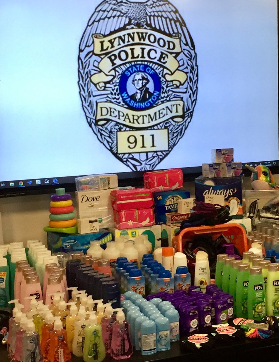 Over 500 items donated by our police officers, volunteers and city employees to local shelters in recognition of Domestic Violence Awareness month!!! #DVAwarenessmonth