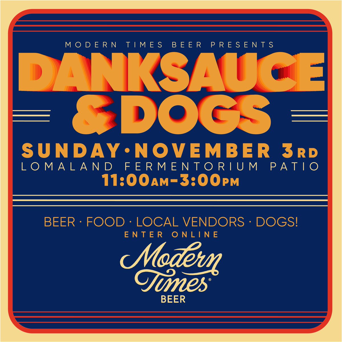 THE DOG SHOW IS SUNDAY! Our annual doggo pageant, Danksauce &amp; Dogs, is going down 11/3 on the Lomaland patio. If your goodest boi is ready to blow the competition out of the water bowl, sign up here: bit.ly/2IqN3wj