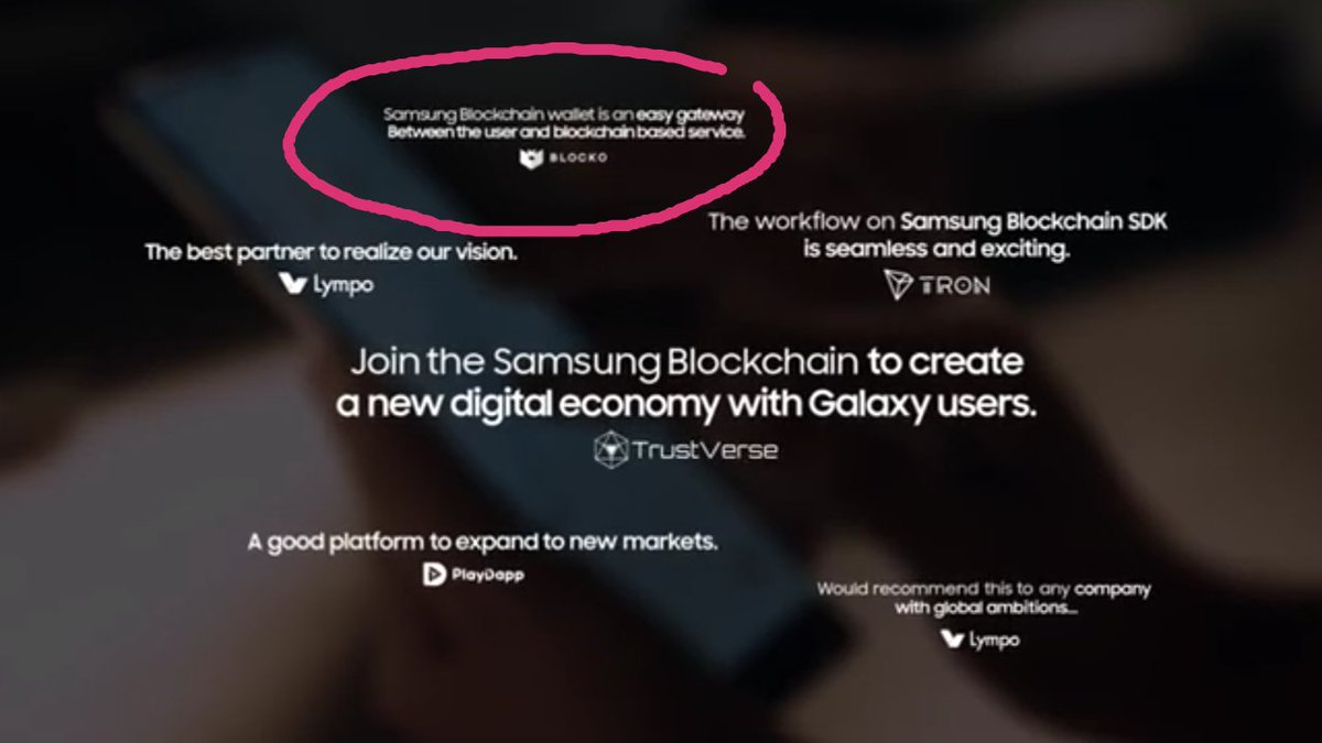 Wow both Aergo and Blocko appear in the introductory video of Samsung Developers Conference!

Watch it here:
youtu.be/vgI1DbH1gFc

#AERGO #Blockchain #SDC19