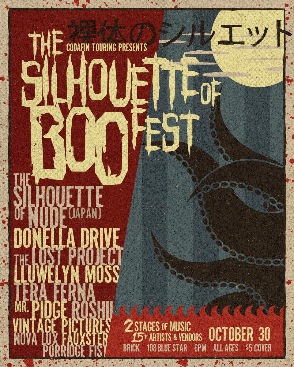 We are jamming at <a href="/brickatbluestar/">BrickatBlueStar</a> tonight at 11pm! This lineup is so good! Be there! 📸 Lacy Long #teraferna #satx #bluestarartscomplex #halloween