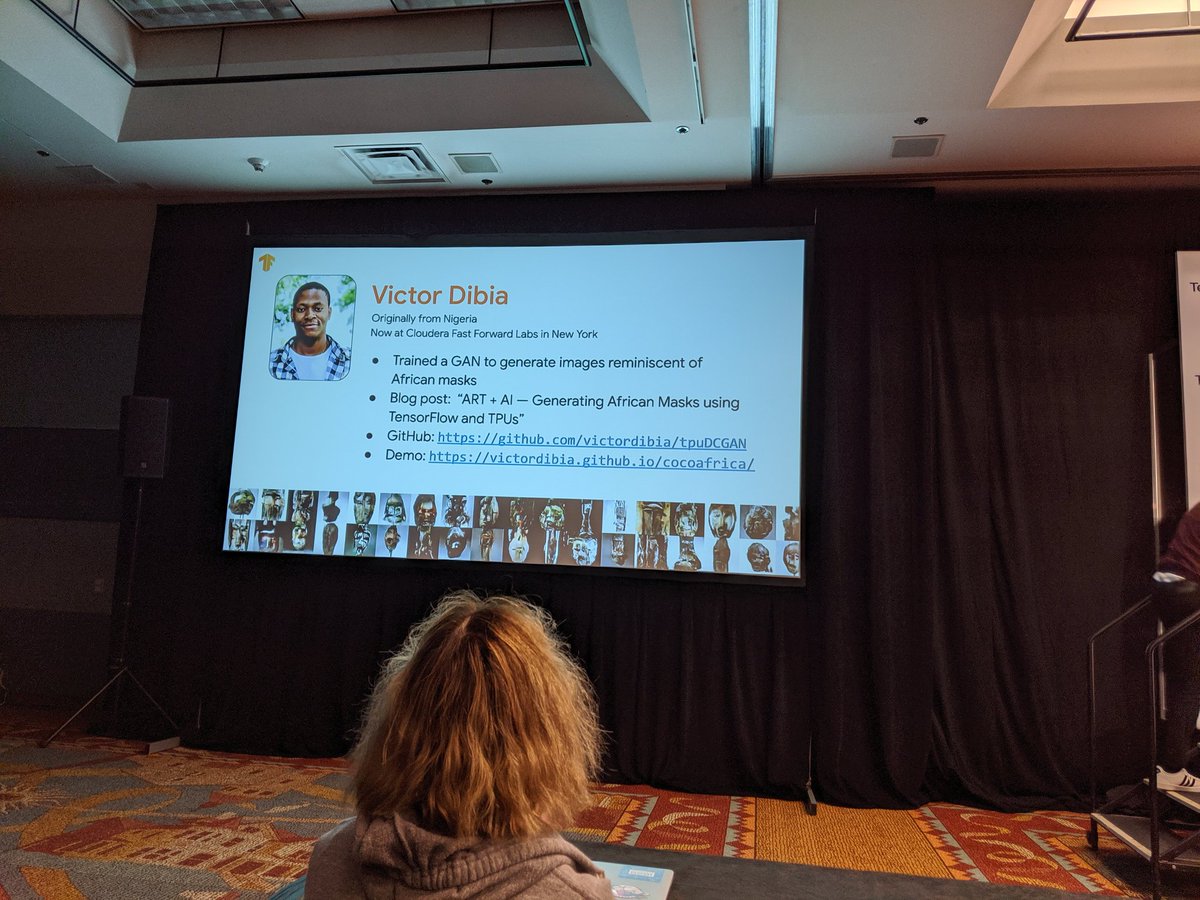 Make some noiiiise for <a href="/vykthur/">Victor Dibia</a> ! #TFWorld