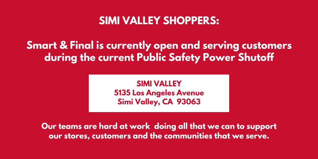 smartfinal's tweet photo. Please stay informed and safe. For more information, visit https://t.co/xlSc9auFhb. #EasyFire https://t.co/cqQJozgRap