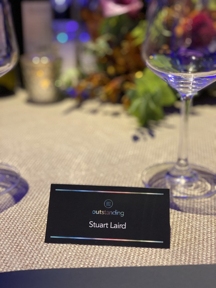 StuartLaird_'s tweet photo. What a mega night at the @OUTstandingiB Gala Dinner with my @santanderuk colleagues! https://t.co/5usGQQTc6G