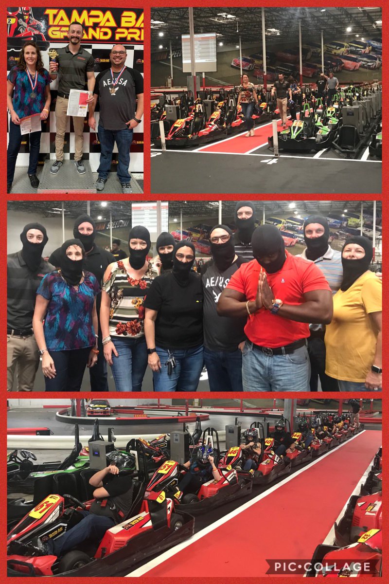 Great day of Team Building for D165 but we are missing a few peeps. A little racing (maybe some bumping). Then dinner at TBBC to wrap up the evening. Thanks for the fun night. <a href="/marlaina_smith/">Marlaina Smith</a> <a href="/VinnyTHD165/">Vincent Caci</a> @DSM_JGaffordSE