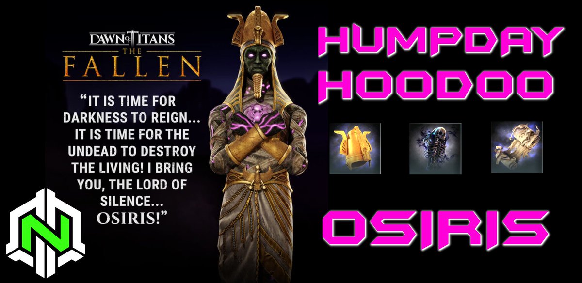 The Horde summoner is finally here! Osiris Live! Join us for Humpday <a href="/DawnOfTitans/">Dawn of Titans</a> at 8pm Central! @nontoxicglobal youtube.com/boganora