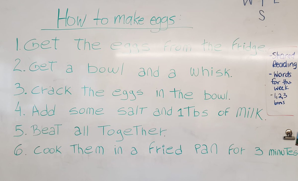 MissJFernandes's tweet image. Following a procedure to make eggs! #FunctionalLiteracy #LifeSkills @HolyRosaryM #WeAreHRM