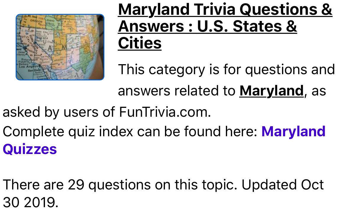 KaylaD25659028's tweet photo. #Epichistory
#HistoryofMarylandQuiz 
#Whatdoyoureallyknow
I found a website that specifically tests your history on Maryland. It is a great tool to use and to learn more about the great State of Maryland. The link is below. 
https://t.co/RmyOSsNHOV https://t.co/An0Zs3XxiW