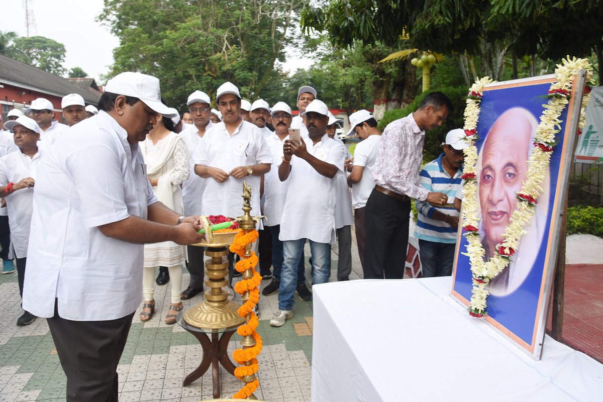 RailNf's tweet image. #Pledgeforunity NFR Celebrates the 144th Birth Anniversary of Sardar Vallabhbhai Patel #RashtriyaEktaDiwas