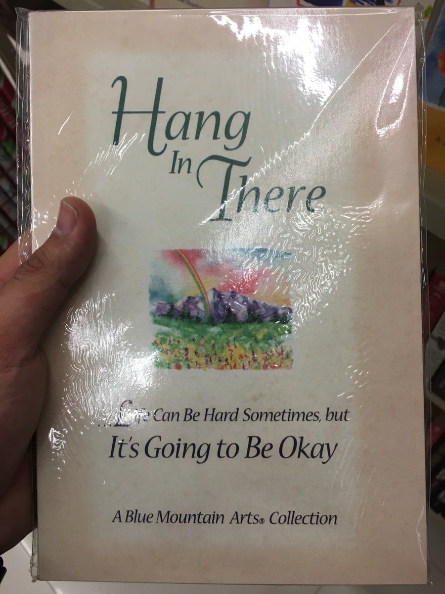 KiethMichael5's tweet photo. I saw this book and it reminds me that there will come a time where what Im feeling right now will be gone and I will be happy again. 

#letsenddepression
#letsendanxiety
#letshelponeanother https://t.co/alTcPJXuyW