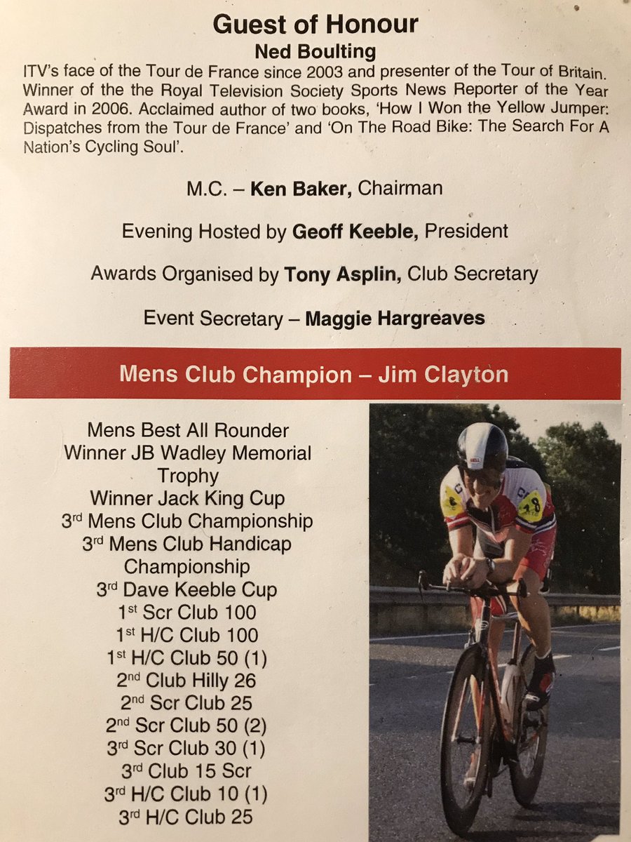 Jim_Clayton's tweet photo. #tbt That was my last decent year in the saddle. Throwback, indeed... @nedboulting https://t.co/8WjfKovJQ1