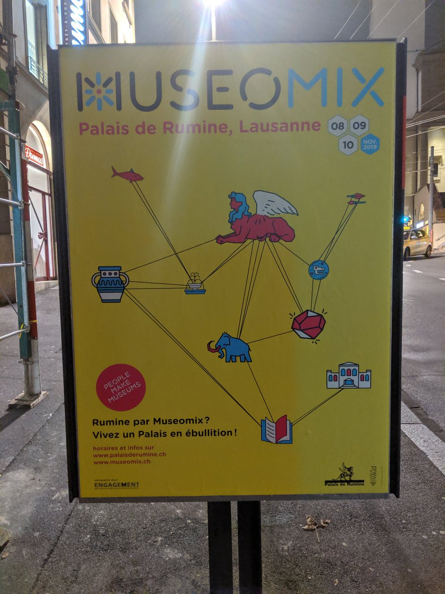 #museomix pointe son nez à Lausanne
#mylausanne #museomix2019 #mx2019 #mxRumine