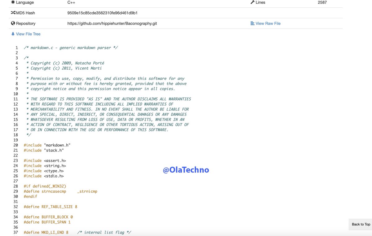 OlaTechno's tweet image. محرك بحث🔎👾 خاص بالبحث عن الأكواد فقط. يحتوي على اكثر من 7 مليون مشروع برمجي لأغلب لغات البرمجة، واكثر من 20 مليار سطر من الاكواد. كل اللي عليك تكتب الكود اللي تبحث عنه او محتاج عنه امثلة وبيعرض امثلة مع امكانية تخصيص لغات البرمجة، منصات التطوير👏
bit.ly/1PUrBvP
