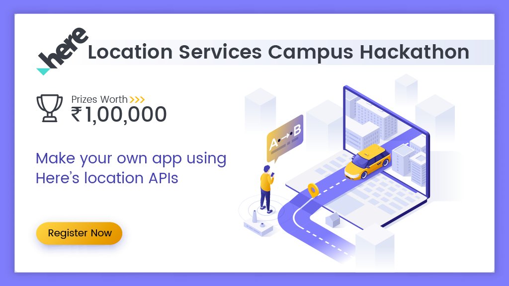 ETTechGig's tweet photo. @here location APIs to create your own app. Participate in the exclusive campus hackathon here: https://t.co/D39AbfuZwC

#TechGigHackathons #HereTechnologies #LocationServices #API #JavaScript #RestAPI https://t.co/t4C4JjAIK4