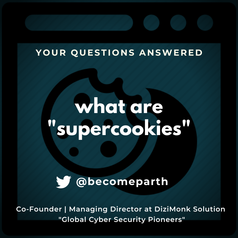 becomeparth's tweet photo. "What are Super-cookies?"
Read the entire article here: https://t.co/EodUQRd24U

#cybersecurity #cyberthreat #it #networking #hack #data  #vulnerability #security #prevention #encryption #cellular #tapped #waning #4g #lte #cyberthreat #supercookies #clearcookies #cookies #INFO https://t.co/q3M6alMYoA