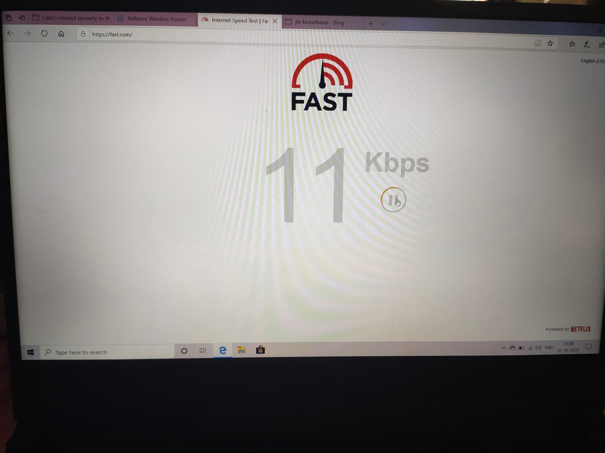 Anshulshriv's tweet photo. @JioCare @reliancejio @Neetahoon @Pravirkumar15 @RoflGandhi_ With this tremendous speed from jiofi dongle, I am able to work so efficiently that I banged keyboard and got imprinted 11 on my forehead. https://t.co/KlwGYb74Nd