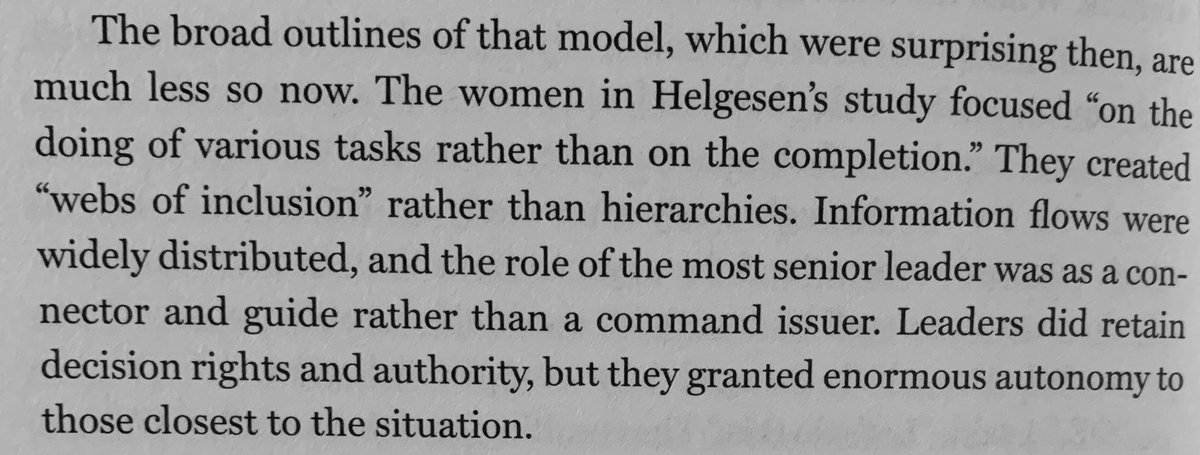 ROptimism's tweet image. Great observation @rgmcgrath Hierarchical command &amp;amp; control leadership is outdated &amp;amp; limiting. 
How will you empower autonomy &amp;amp; create a shared ‘consciousness’ across your team/organisation? 
That’s the ‘performance sweet spot’!

#seeingaroundcorners #cognitivediversity