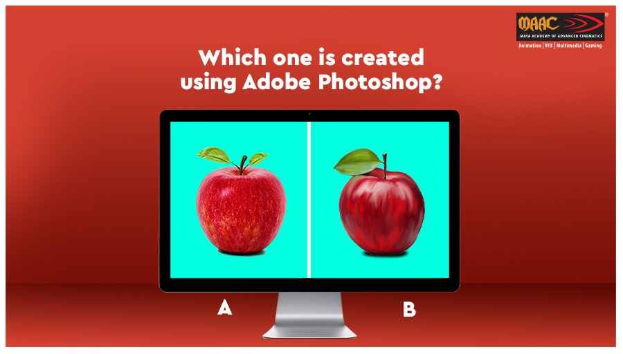 MayaAcademyInd's tweet photo. Can you guess which picture is created using Adobe Photoshop? Post your guess in the comments and we’ll tell you if you got it right.
#MAAC #MAACIndia #JoinMAAC #CareerCoursesAtMAAC #CareerCourses #CourseDifferentiation #Quiz #QuizGame #Games #MAACQuiz https://t.co/YYHqVh4hXS