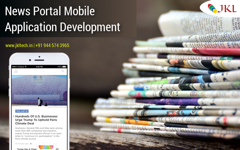 jkltechnologies's tweet photo. News Portal Mobile Application Development: https://t.co/mbS59H1swO #mobileapplicationdevelopment #portal #news #customsoftwaredevelopment #appsdevelopment #mobileappsdevelopment #androidapplication #iosappdevelopment #jkltech https://t.co/lmstl3ptoR