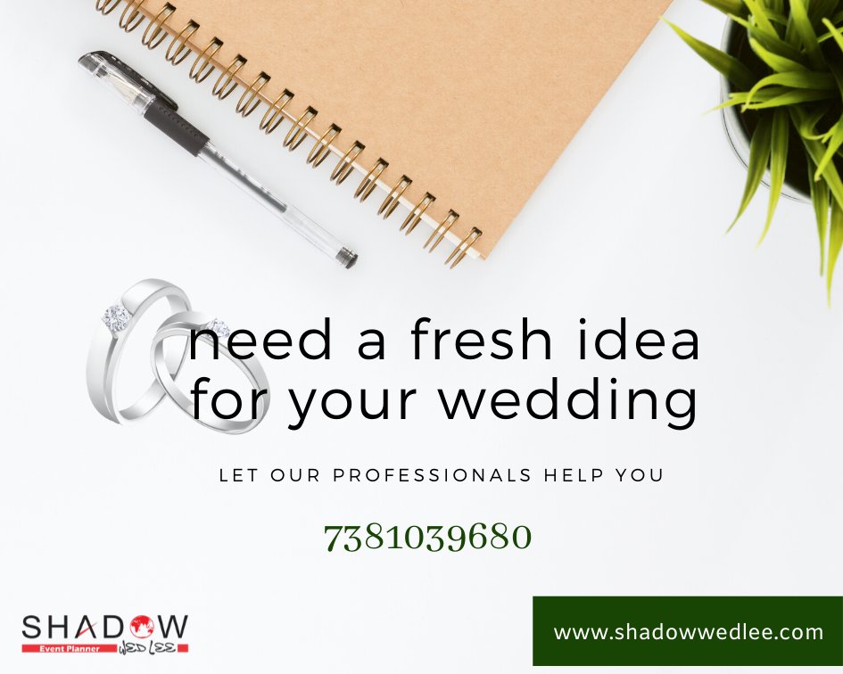 Shadow_Advt_Com's tweet photo. For #wedding,#reception,#anniversary,#ringceremony, #birthday related query contact us on : 7381039680
For more details visit our website:
https://t.co/V1jsZTjUbB
#weddingplanner #eventplanner #eventmanagement #Bhubaneswar #Odisha #ShadowWedlee #ShadowAdvertising https://t.co/FO0t2cArIt