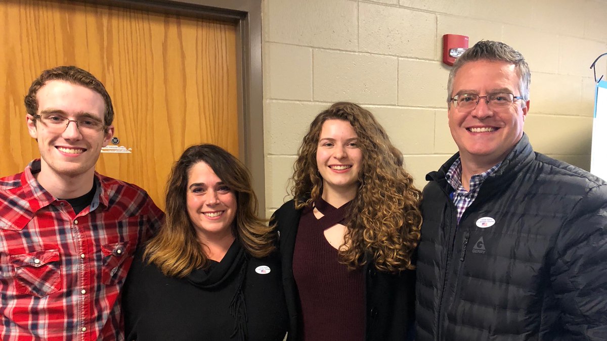 Renee4BVschools's tweet photo. We have two new voters in our family! How cool for your kids' first election to include their mother's name on the ballot? Advanced voting at Hill Top is the way to go - zero wait time. So excited to vote as a family this year! #BVSuccess4All #Renee4BVschools https://t.co/dpkiTxz1r4