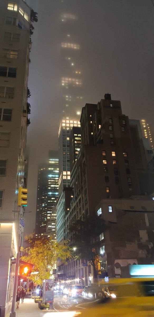 432 Park Avenue was hiding in the fog to-night.
#432park