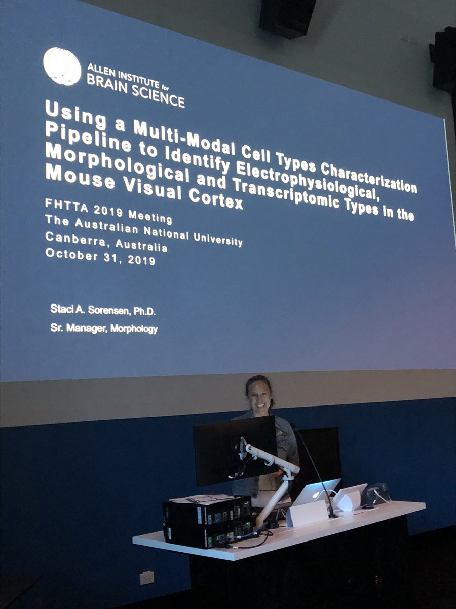FHTT Australia (@fhtt_australia) on Twitter photo Keynote, international guest Staci Sorensen <a href="/AllenInstitute/">Allen Institute</a> characterising the mouse visual cortex #FHTTA19 Keynote, international guest Staci Sorensen <a href="/AllenInstitute/">Allen Institute</a> characterising the mouse visual cortex #FHTTA19