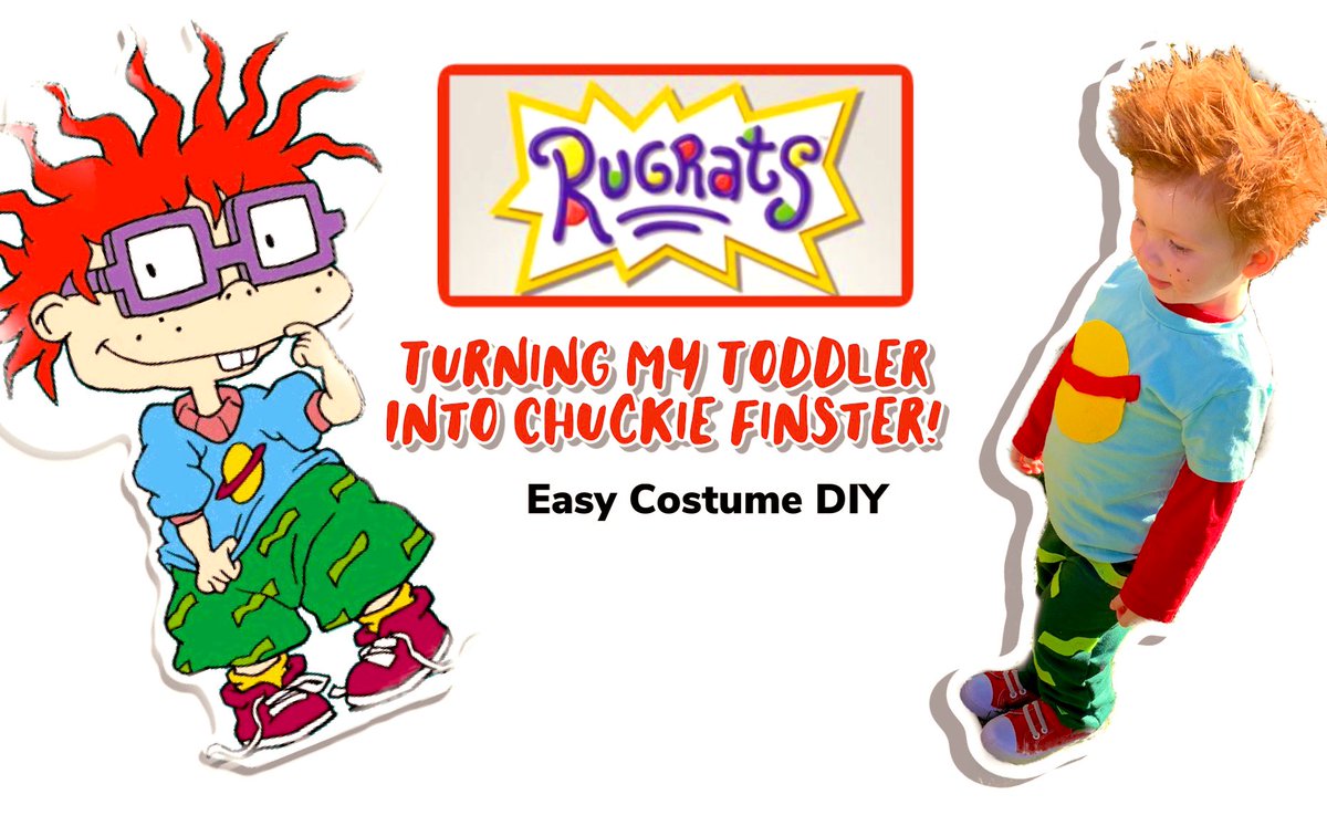 I turned my baby boy into Chuckie Finster for Halloween, but he refused to wear the glasses lol! He thought it was hilarious to make us chase him to get them on! 

youtu.be/Wmfj7CcAcwc

#halloween #toddlers #chuckiefinster #rugratshalloween