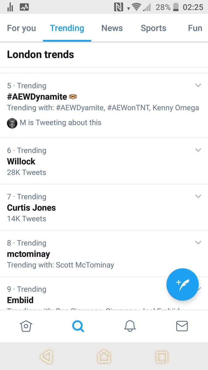 ARazor's tweet image. Aew still trending after show ended