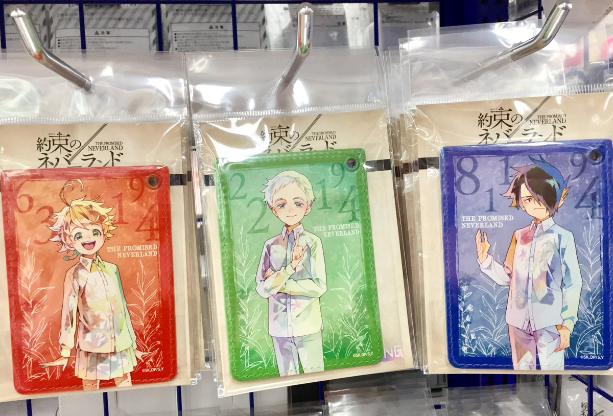コーナー情報】「約束のネバーランド」のグッズコーナーを6階に展開中