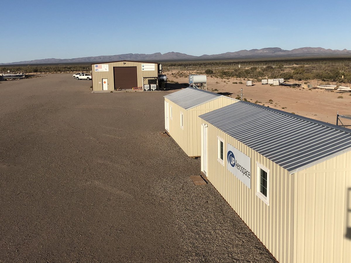 UPAerospace's tweet photo. The UP Aerospace team and Cesaroni Aerospace are at Spaceport America to cast the SL-14 motor scheduled to launch November 22nd. Launch window is from 9:00am to 11:00am. https://t.co/H0Pr3E3byp